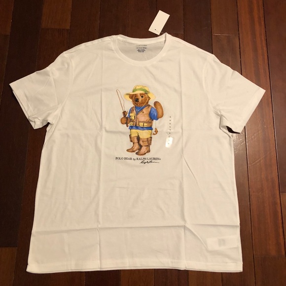 ralph lauren mens teddy bear t shirt